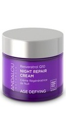 Resveratrol Q10 Night Repair Cream - Andalou Naturals