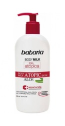 Lapte de corp cu aloe vera pentru piele atopica - Babaria