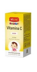 Bioland Junior Picaturi solutie orala Vitamina C - Biofarm