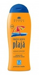 Emulsie pentru plaja SPF 25 cu extract de scoarta de castan si vitamina F - Cosmeticplant