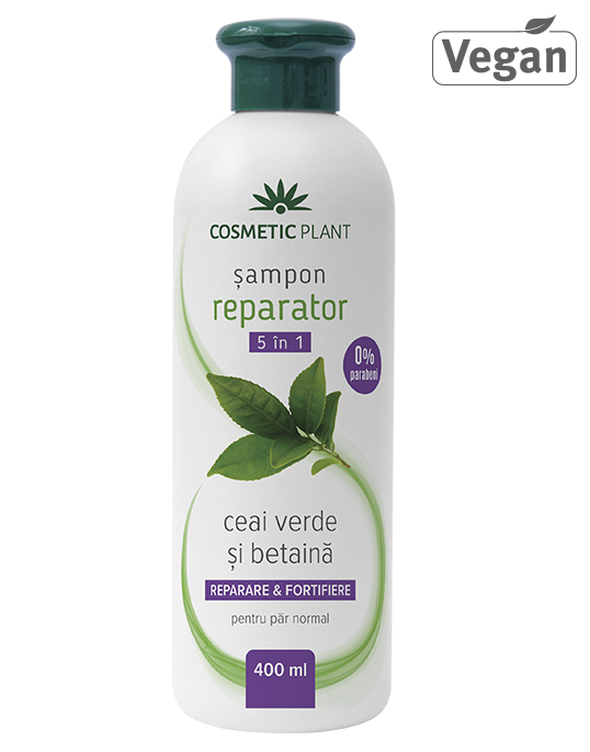 Sampon reparator 5 in 1 cu ceai verde si betaina - Cosmetic Plant