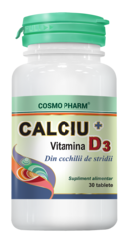 Calciu  cu Vitamina D3 - Cosmopharm
