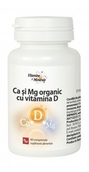 Ca Mg Organic cu Vitamina D Vitamine si Minerale – Dacia Plant