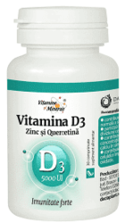Vitamina D3 5000UI Zinc si Quercetina - Dacia Plant