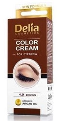 Vopsea crema pentru sprancene Maro - Delia Cosmetics