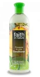 Balsam de par cu ananas si lime pentru par normal sau gras - Faith in Nature