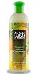 Balsam de par cu grapefruit si portocale pentru par normal sau gras - Faith in Nature