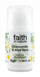 Deodorant roll on natural cu musetel si aloe vera - Faith in Nature