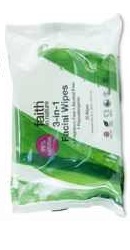 Servetele demachiante 3 in 1 cu aloe vera si musetel - Faith in Nature