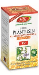 Sirop Plantusin cu miere si propolis - Fares