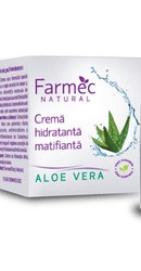 Natural Crema hidratanta matifianta cu Aloe Vera - Farmec