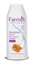 Natural Demachiant 2 in 1 cu Galbenele - Farmec