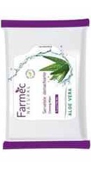 Natural  Servetele demachiante cu Aloe Vera - Farmec