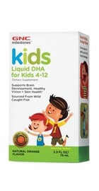 Milestonesa Kids Liquid DHA cu aroma Portocala - GNC