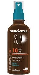 Gerovital Sun Ulei bronzant protector SPF10 - Farmec
