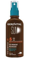 Gerovital  Sun Ulei bronzant regenerant SPF6 - Farmec