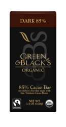 Ciocolata neagra cu 85 la suta cacao - Green Blacks