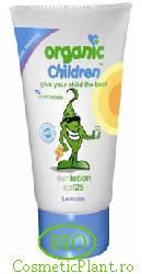 Lotiune copii protectie solara levantica SPF25 - Green People