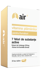 Air 7 Vitamina plamanilor pentru fumatori - Green Splid