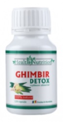 Ghimbir Detox - Health Nutrition, 60 capsule (Adjuvante in cura de slabire) - eurosibiu.ro