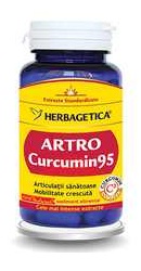 Artro Curcumin 95 120 cps, Herbagetica