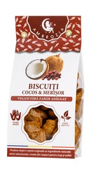 Biscuiti vegani fara zahar cu merisor si cocos - Ambrozia