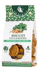 Biscuiti vegani fara zahar cu nuca si busuioc - Ambrozia