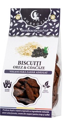 Biscuiti vegani fara zahar, fara gluten cu orez si coacaze - Ambrozia