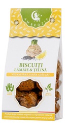 Biscuiti vegani fara zahar cu telina si lamaie - Ambrozia