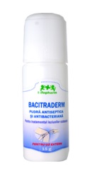 Bacitraderm Pudra antiseptica si antibacteriana - Infofarm