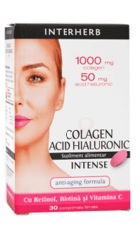Colagen si Acid Hialuronic Intense - Interherb