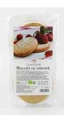 Biscuiti cu crema de zmeura - Longevita