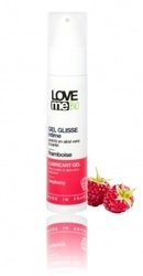 Gel lubrifiant intim cu aroma de zmeura - Love Me Bio