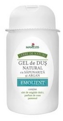 Gel de dus emolient cu ulei de argan si parfum de roze - Manicos