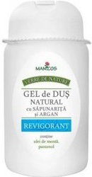 Gel de dus revigorant cu ulei de argan si ulei volatil de menta  Manicos