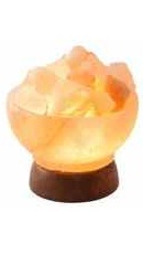 Lampa sare in forma Minge de Foc - Monte Salt Crystal