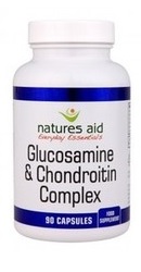 Complex Glucozamina Condroitina cu Vitamina C - Natures Aid, 90 capsule (Articulatii) - caserenovari.ro