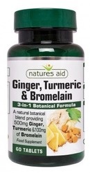 Ginger Turmeric Bromelain - Natures Aid