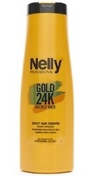 Sampon pentru par gras Gold 24K - Nelly Professional