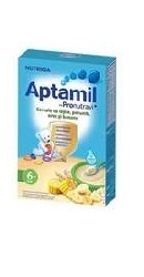 Cereale cu lapte, porumb, orez si banana Aptamil 6 luni - Nutricia