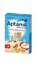 Cereale cu lapte si 5 fructe Aptamil 8 luni - Nutricia