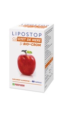 Lipostop cu Otet de mere si Crom - Parapharm