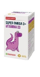 Super Omega 3 Vitamina D3 30 bomboane gumate - Parapharm