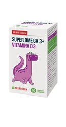 Super Omega 3 Vitamina D3 60 bomboane gumate - Parapharm