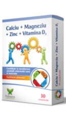 Calciu Magneziu Zinc si Vitamina D3 - Polisano
