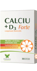 Calciu si Vitamina D3 Forte - Polisano