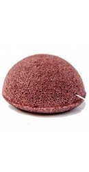 Burete cu argila rosie pentru ten sensibil  - Pure Konjac Sponge
