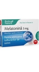 Melatonina 3MG tablete sublinguale cu absorbtie rapida - Rotta Natura