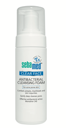 Clear Face Spuma dermatologica antibacteriana de curatare - Sebamed