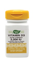 Vitamin D3 2000UI - Nature s Way